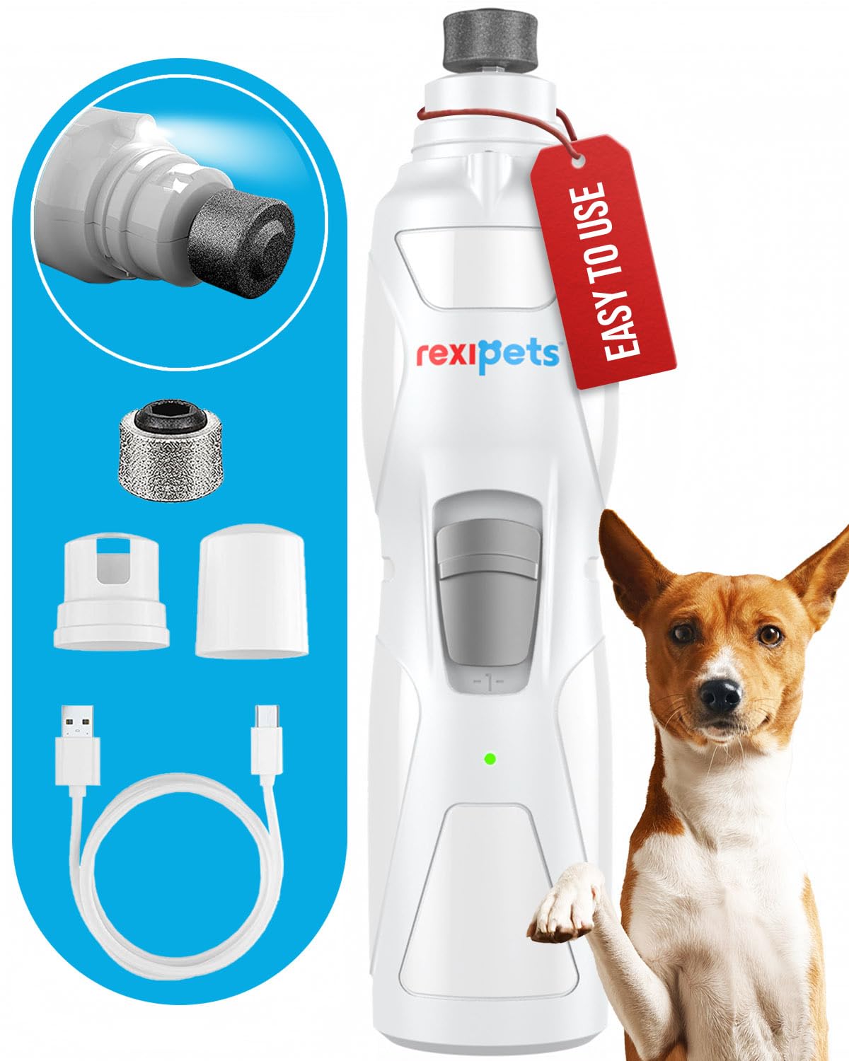 Rechargeable Electric Pet Nail Grinder X2177