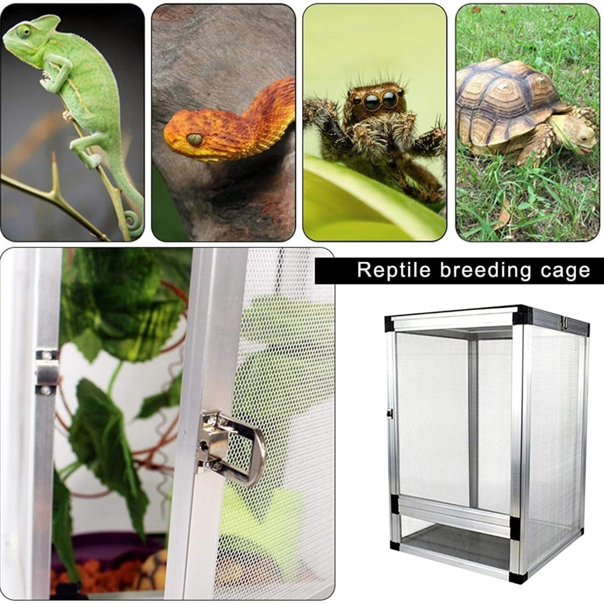 Aluminum Insect Breeding Box Reptile Habitat B30395