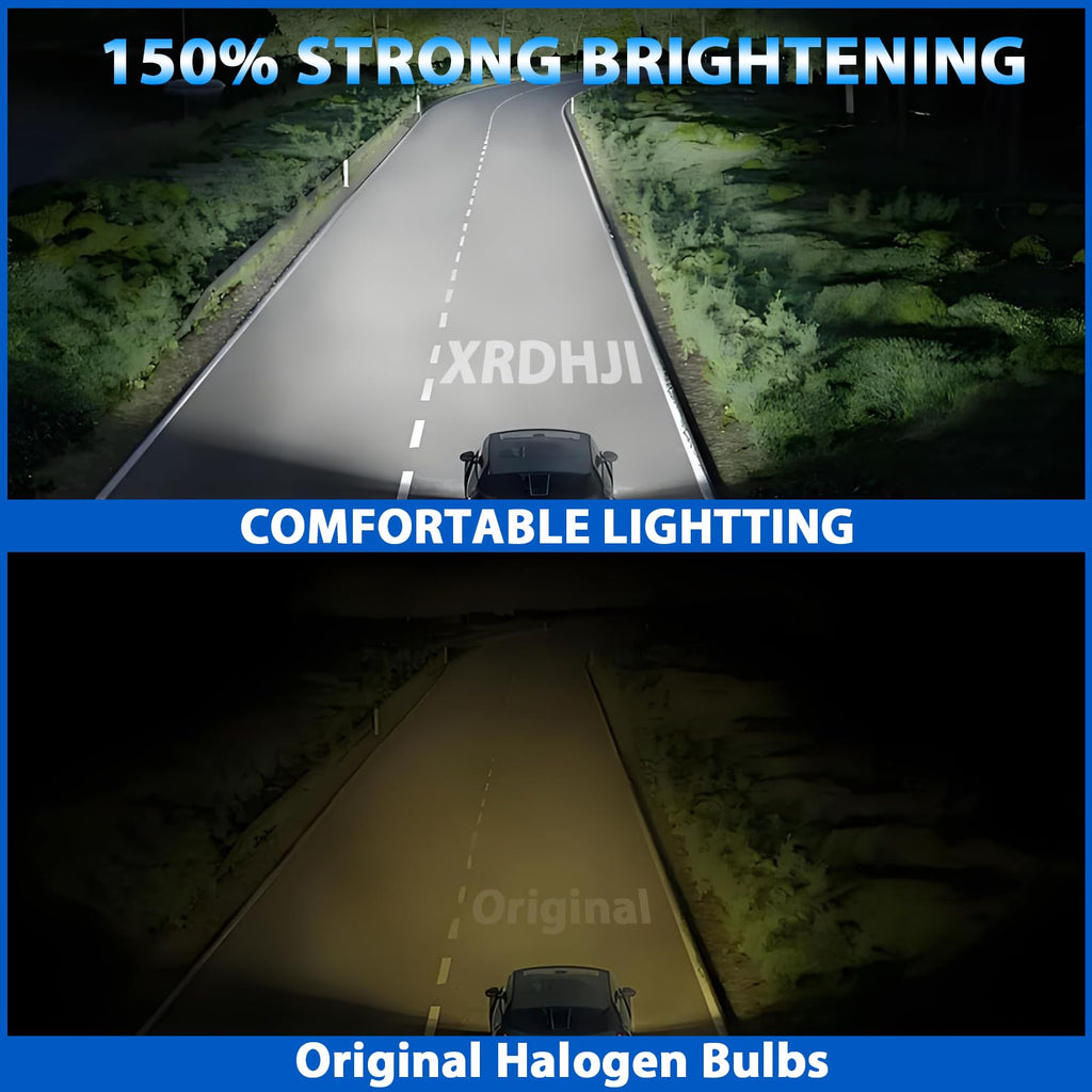 Halogen Headlight Bulbs 9005 High Beam 9006 Low Beam Pack of 4 U902016