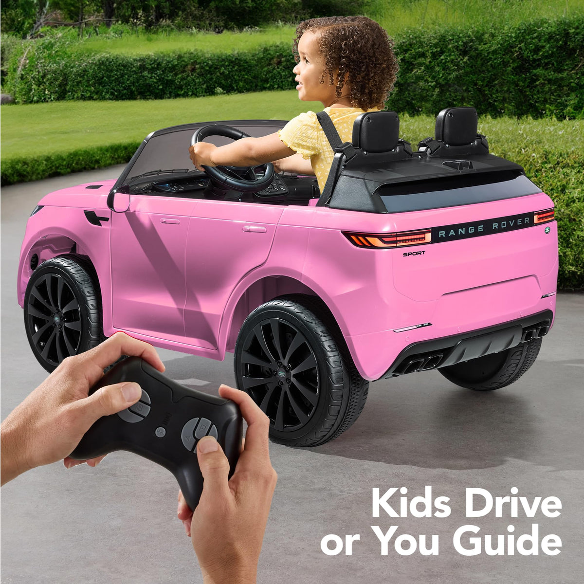 Pink 2-Seater Electric Ride On Car Truck Z345