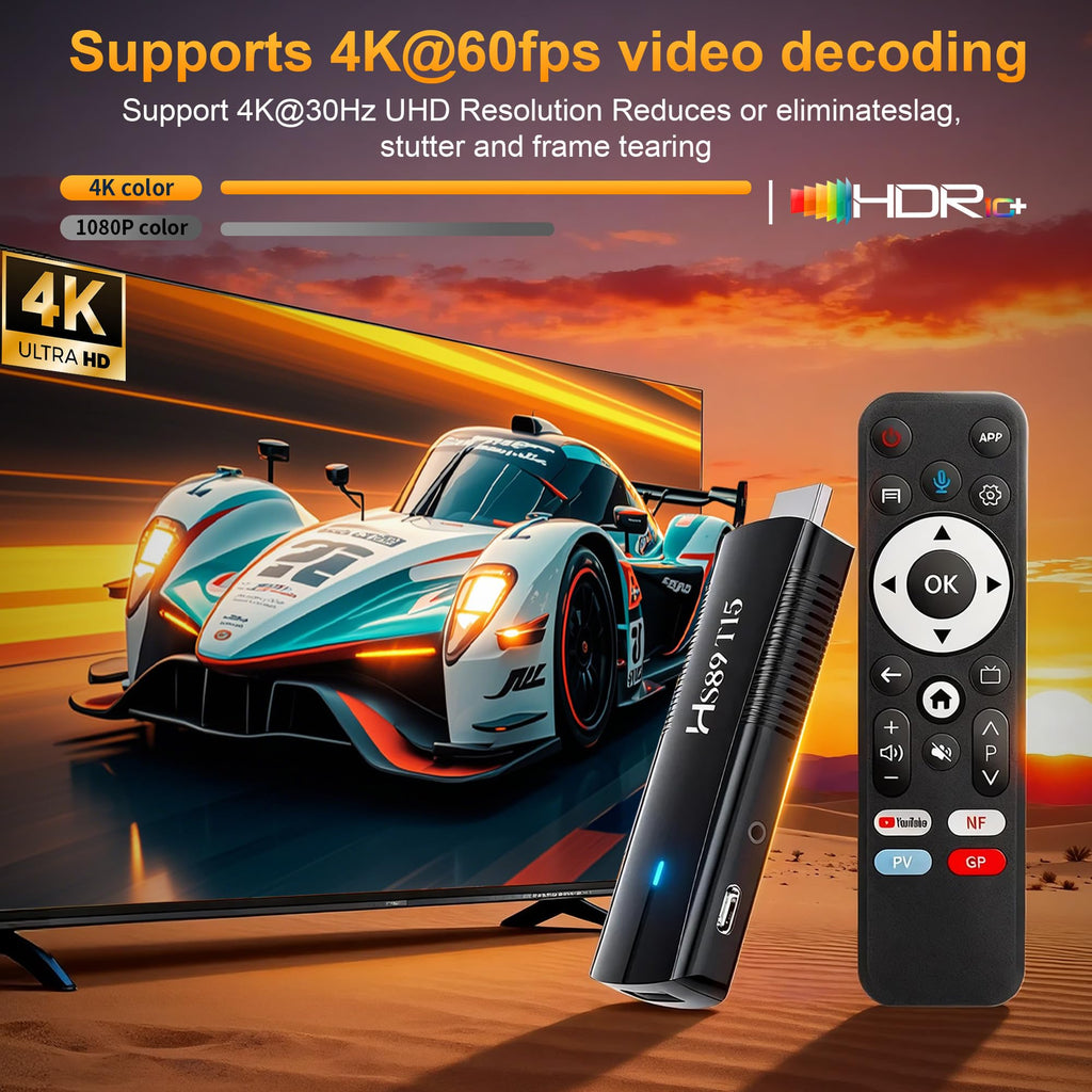Android 14.0 TV Stick with Voice Remote L342