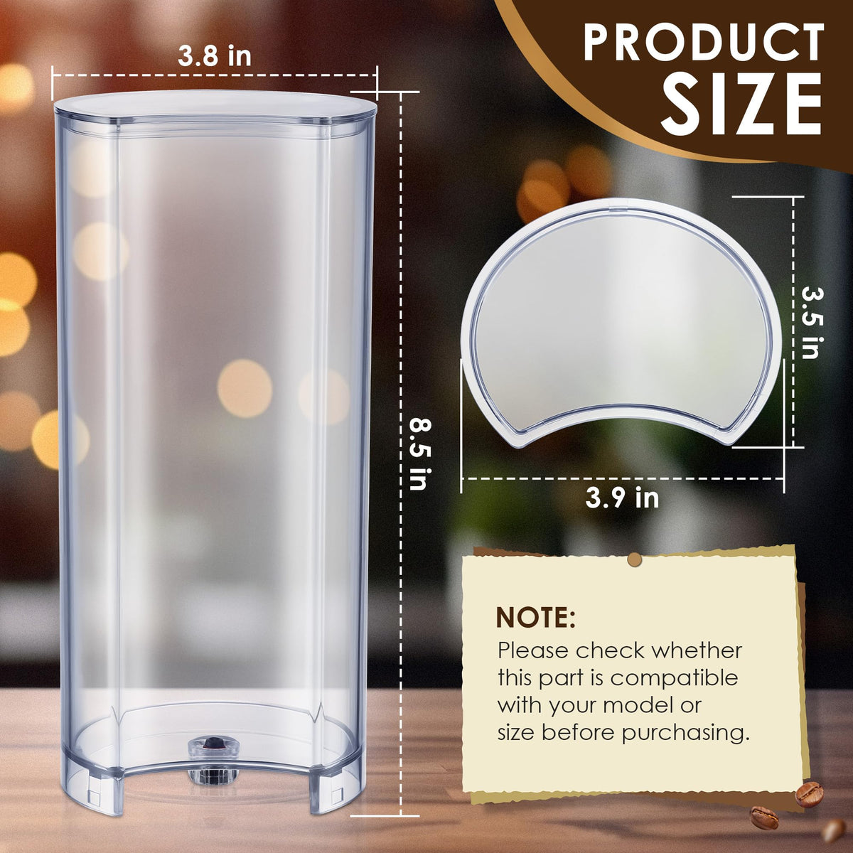 Coffee Machine Water Tank & Lid N2293