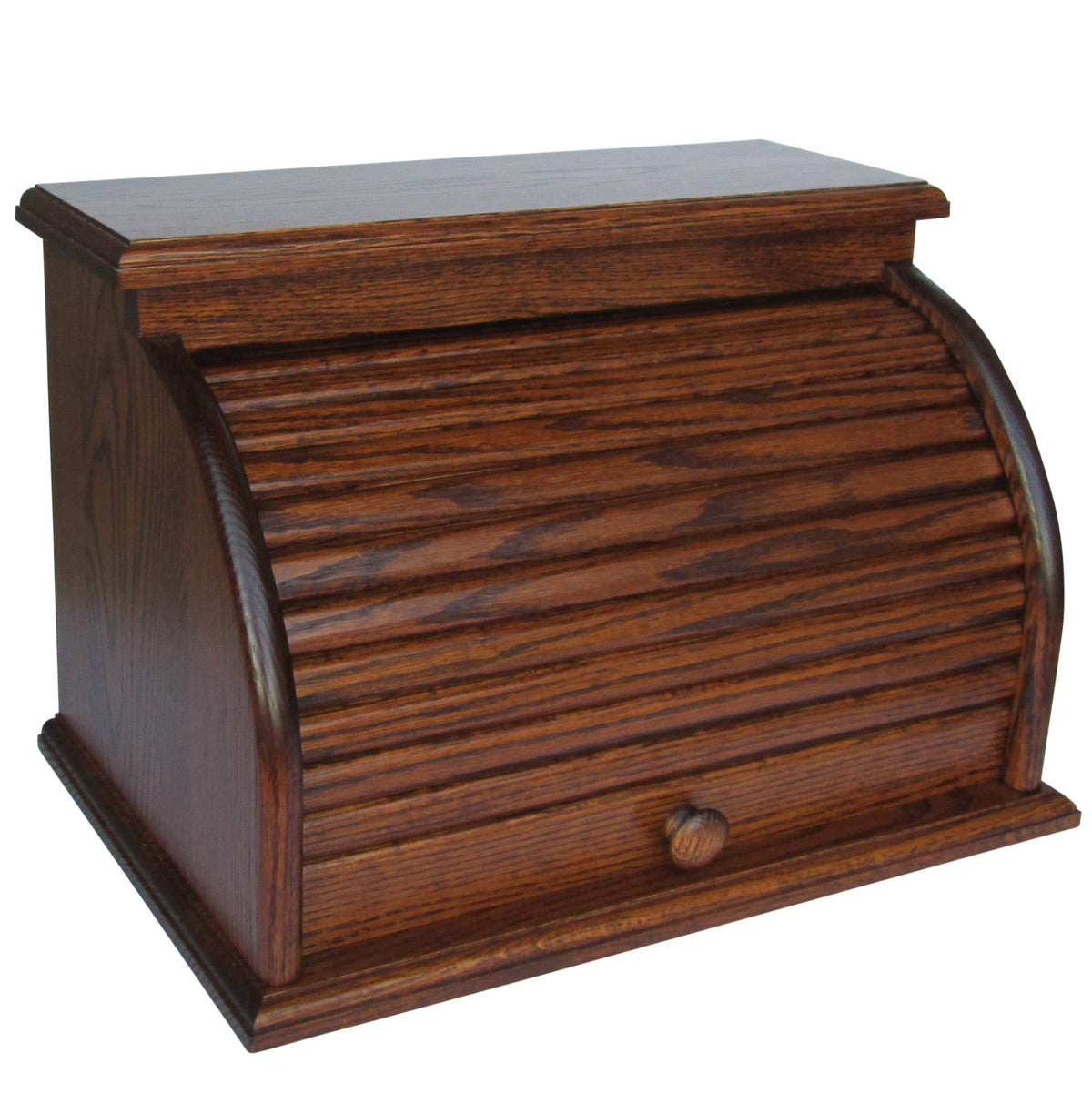 Oak Roll Top Bread Box Z35573