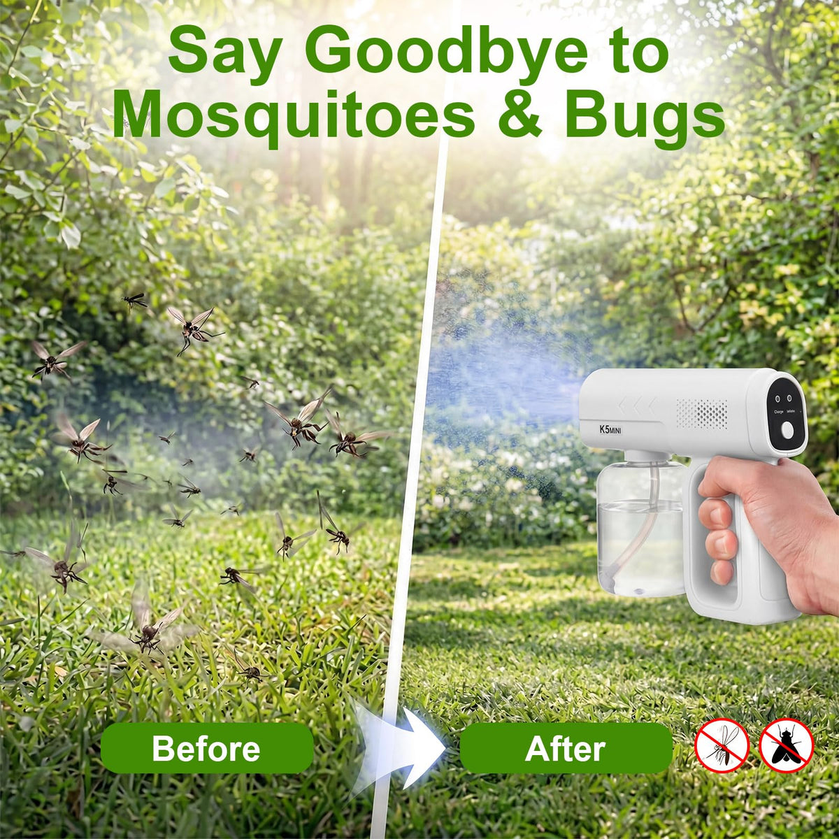 2 Pack Rechargeable Handheld Nano Sprayer L317