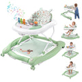 Foldable Baby Walker with Wheels, Music and Lights (Green) Q609759