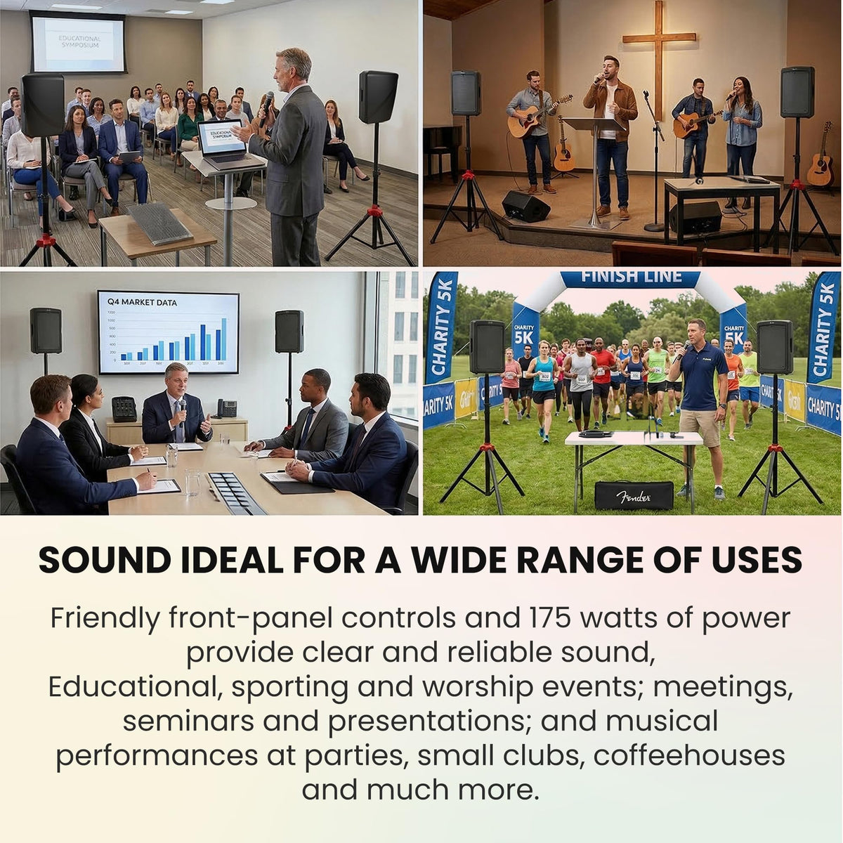 Portable PA System with Microphone Kit G273