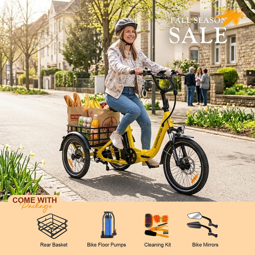 Folding Electric Tricycle 750W 48V 20Ah UL2849 K94077