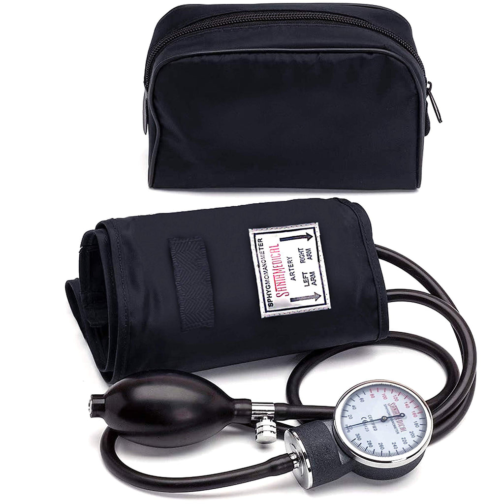 Manual Blood Pressure Cuff Adult Aneroid Sphygmomanometer H34615