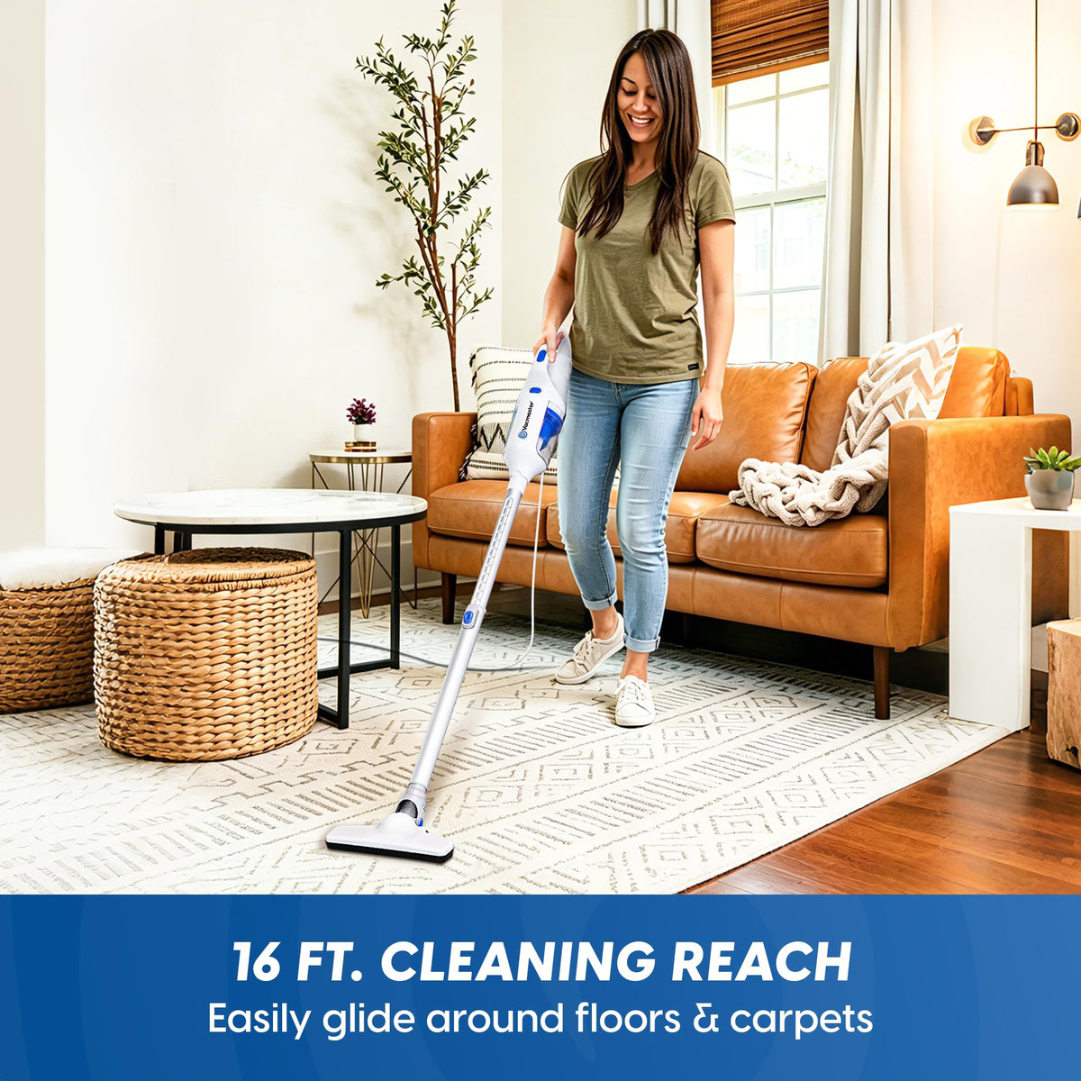 Corded Stick Vacuum Cleaner 2 in 1 I447