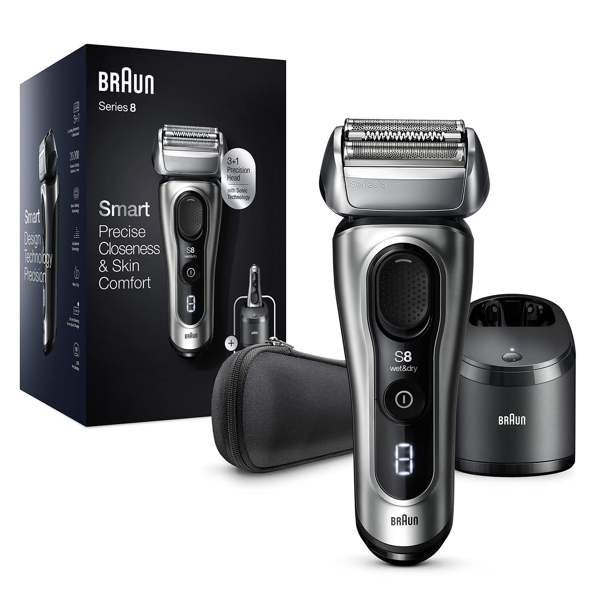 Electric Foil Shaver with Precision Beard Trimmer B615