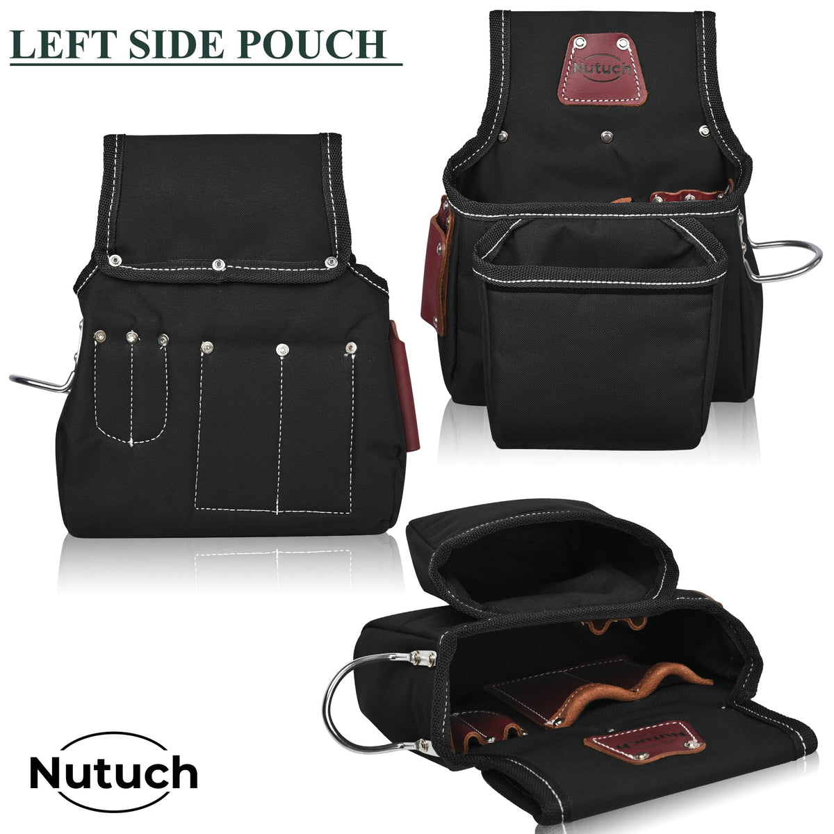 Nylon and Leather Tool Belt F334