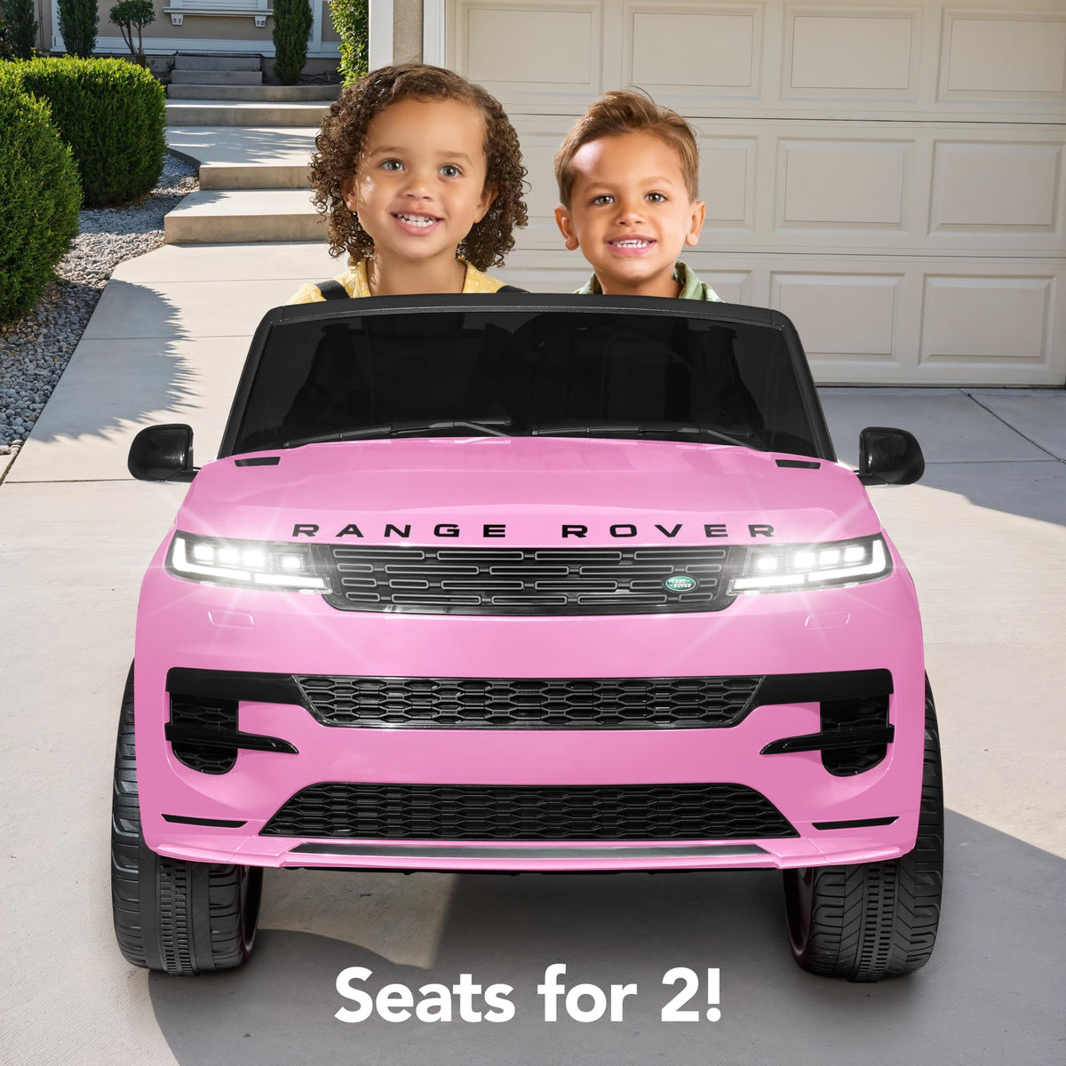 Pink 2-Seater Electric Ride On Car Truck Z345