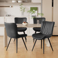PU Leather Dining Chair Set of 4 F3600