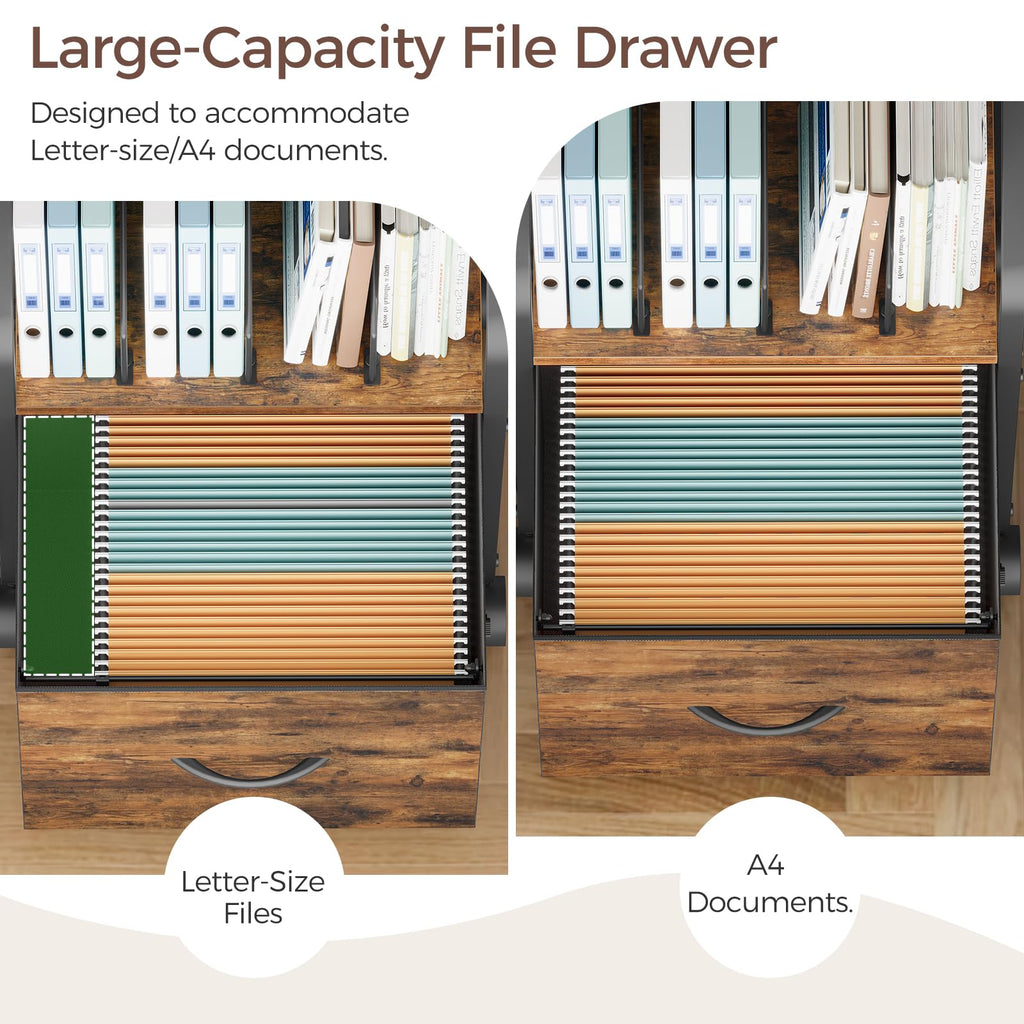 Small Rolling File Cabinet R428