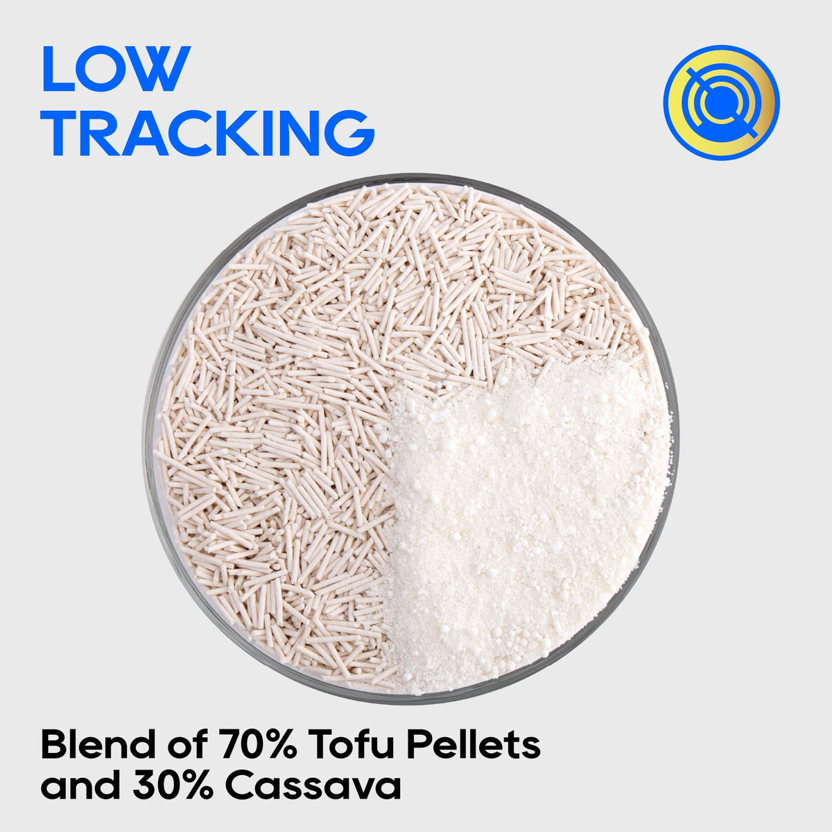 Cassava Tofu Mixed Cat Litter Quick Clumping Low Dust 6 Lbs G7321