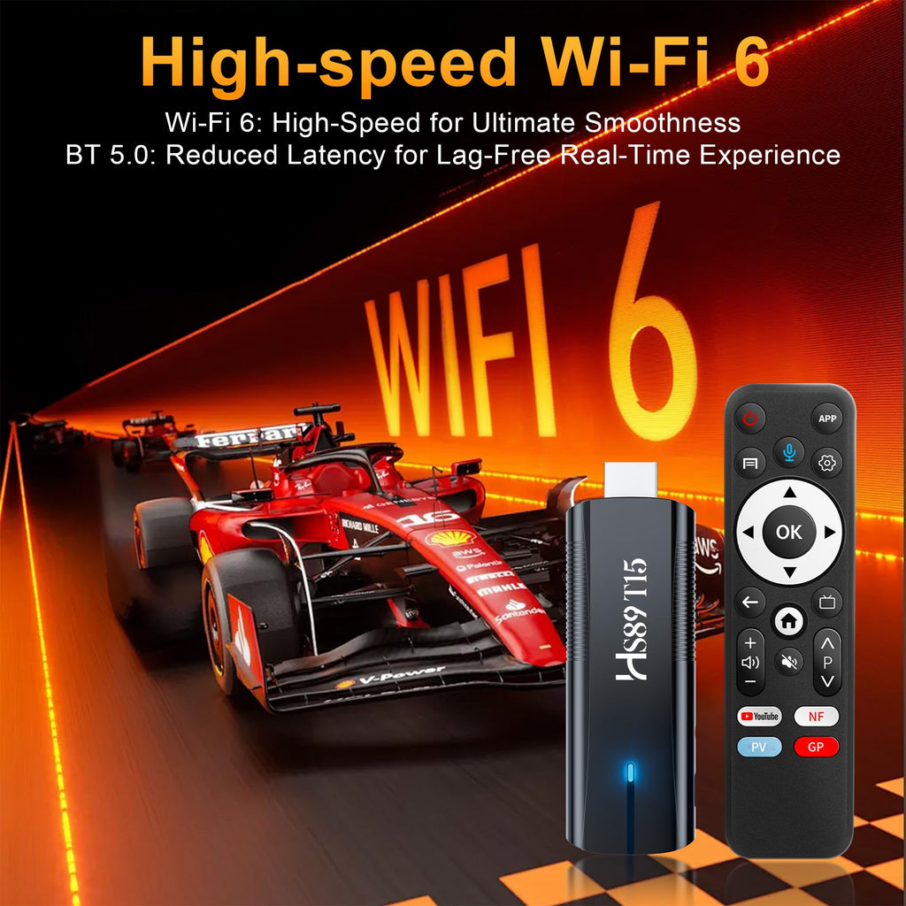 Android 14.0 TV Stick with Voice Remote L342