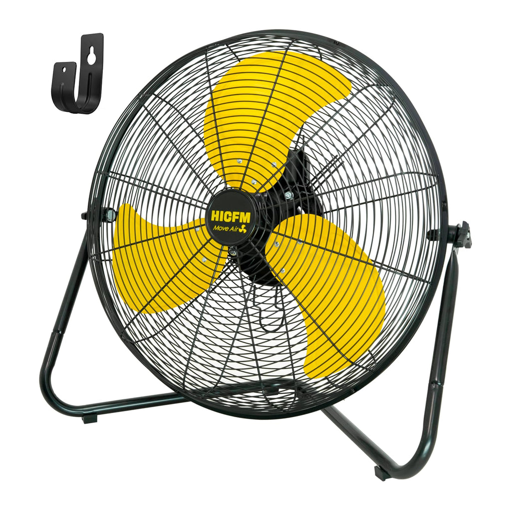 20" 6200 CFM High Velocity Metal Floor Fan F95462