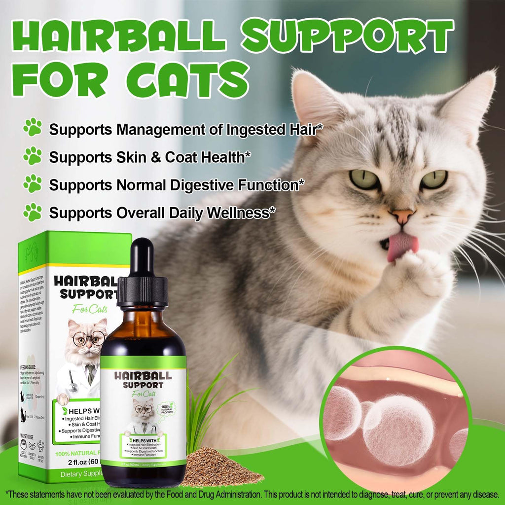 Cat Hairball Remedy Drops 2 fl oz W768