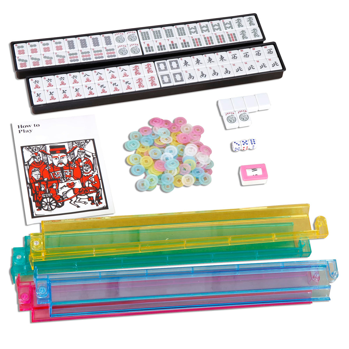 American Mahjong Set with Soft Carrying Bag Y39369
