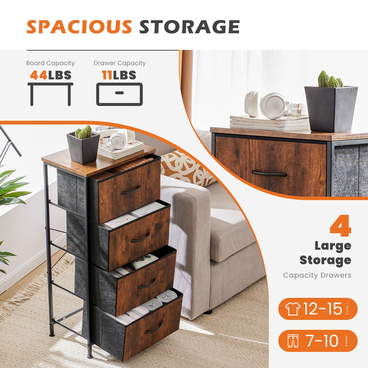 4 Drawer Dresser H53046