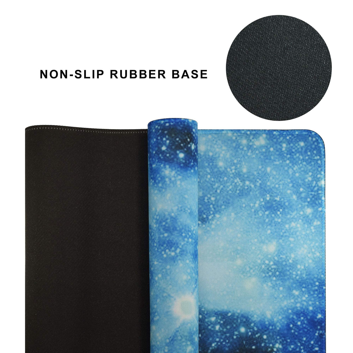 XXL Gaming Mouse Pad 48x16 Inches Fabric Non-Slip Rubber J522956