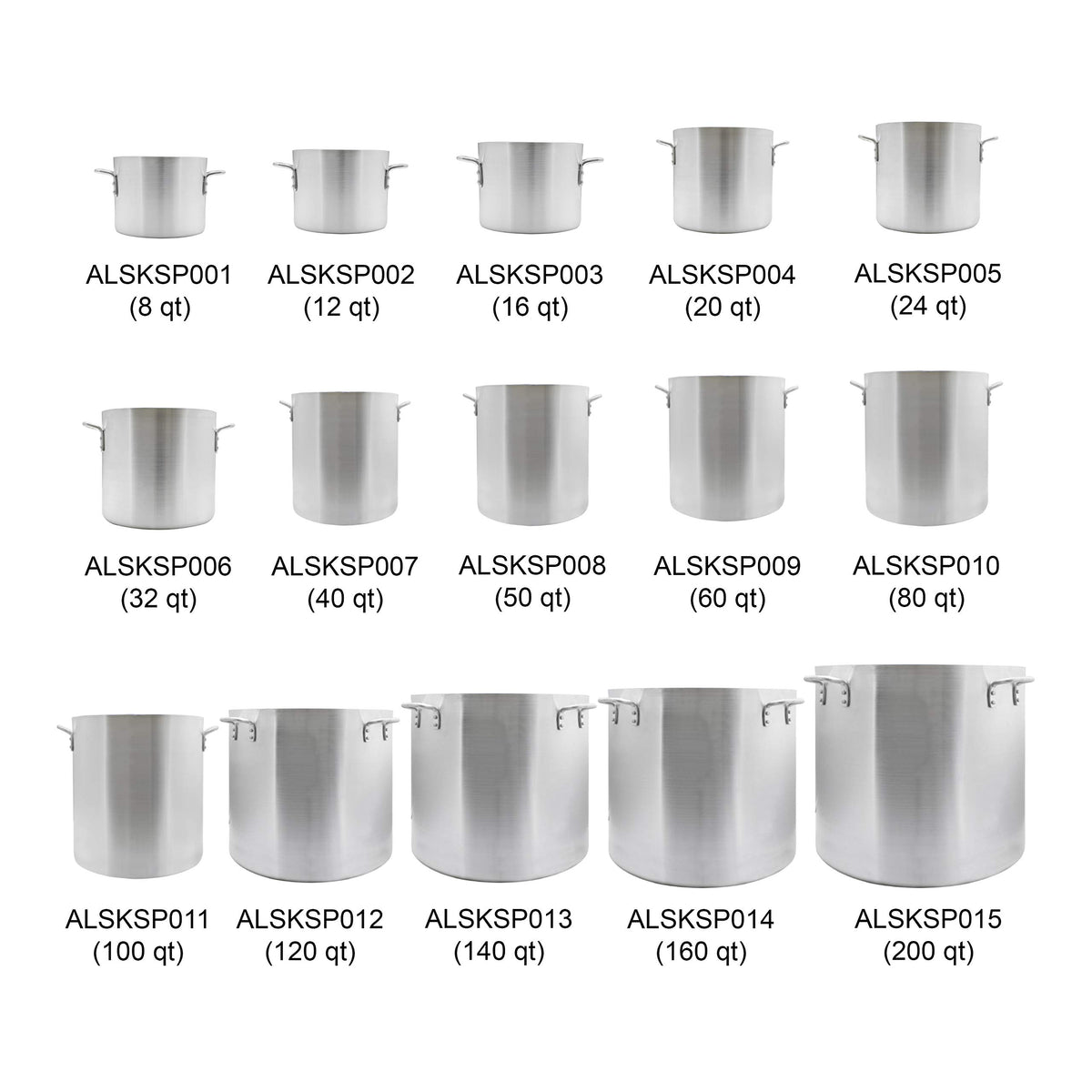 60 Quart Aluminum Stock Pot J590