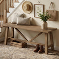 43" Solid Wood Bench Q950