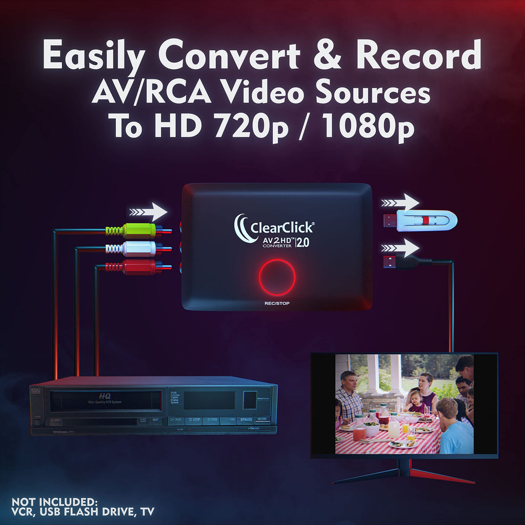 AV RCA to HDMI Converter & Recorder N373