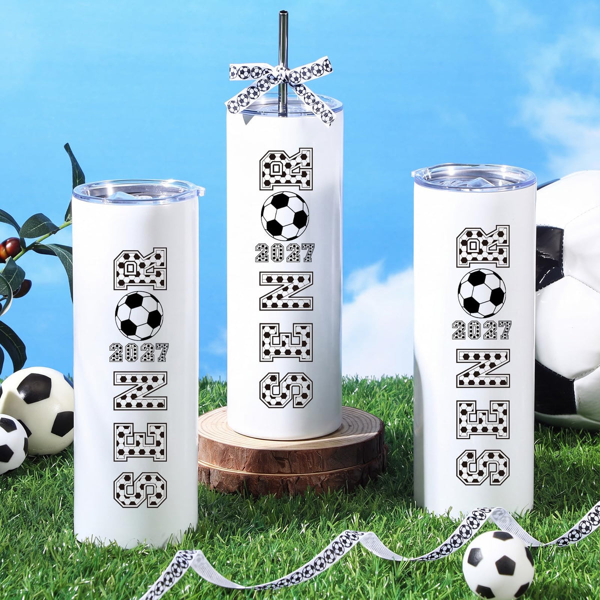 20 oz Soccer Tumblers Cups A3344