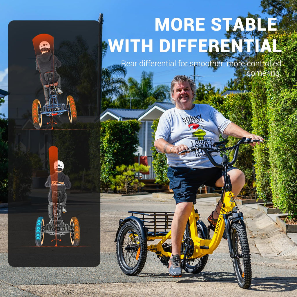 Folding Electric Tricycle 750W 48V 20Ah UL2849 K94077