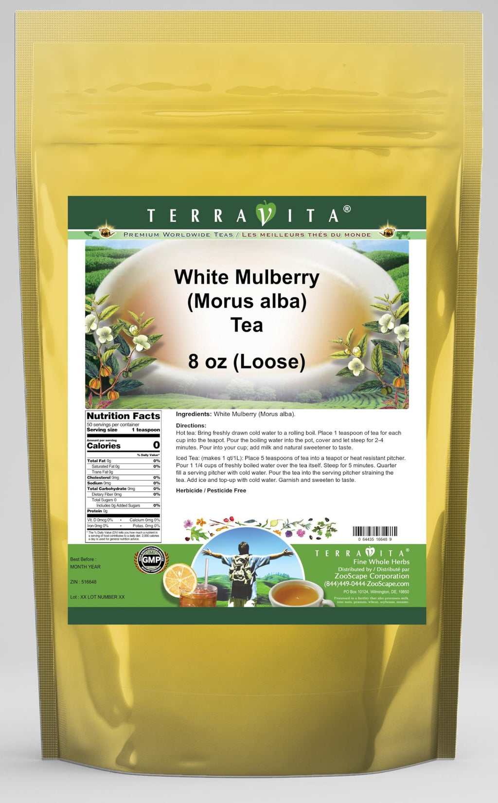 White Mulberry Tea Loose 8 oz 3 Pack H249
