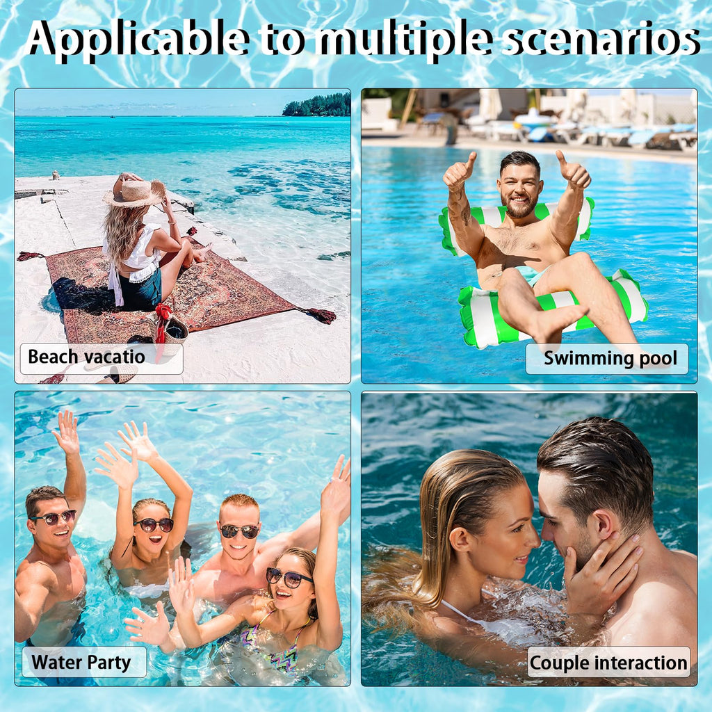 3 Pack Inflatable Pool Floats Hammock G74686