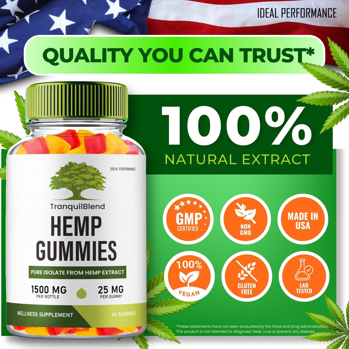 Hemp Gummies with Hemp Seeds Organic Extract 5 Pack D679540