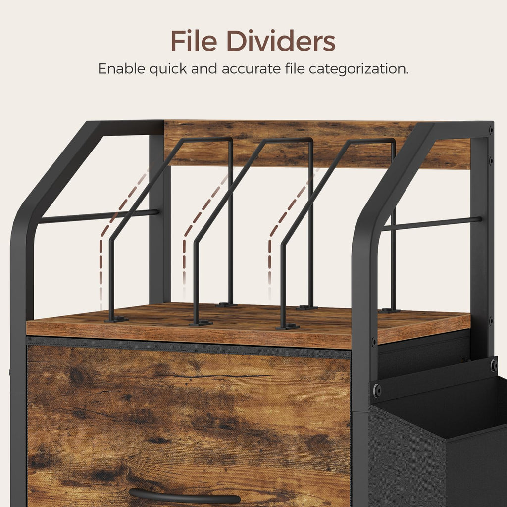 Small Rolling File Cabinet R428