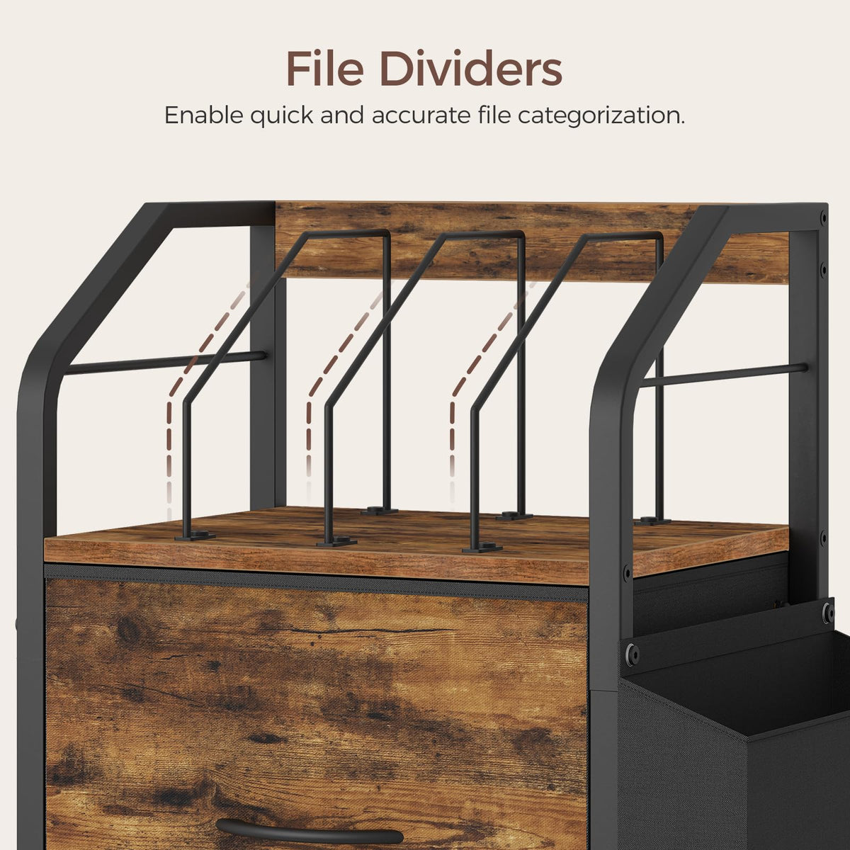 Small Rolling File Cabinet R428