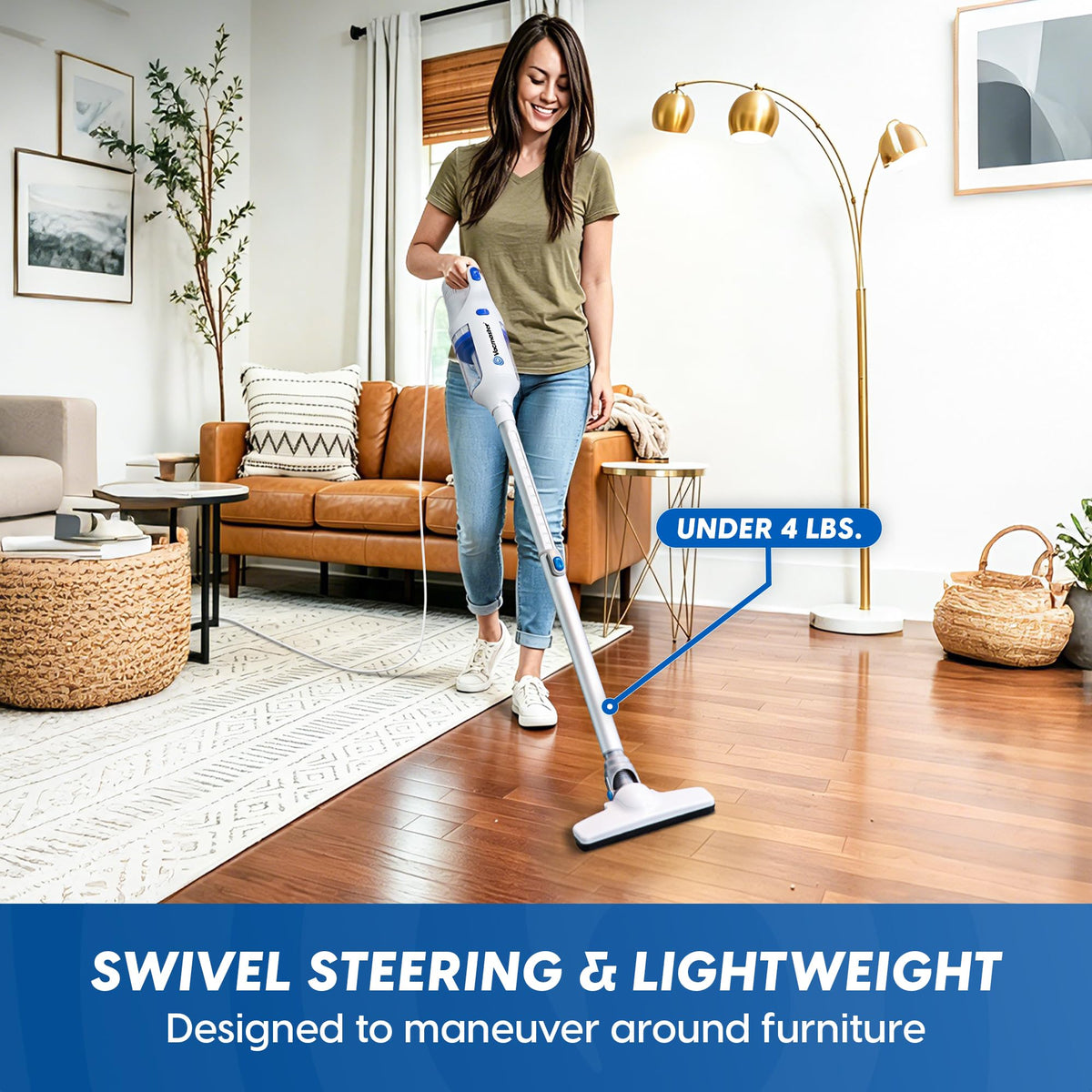 Corded Stick Vacuum Cleaner 2 in 1 I447