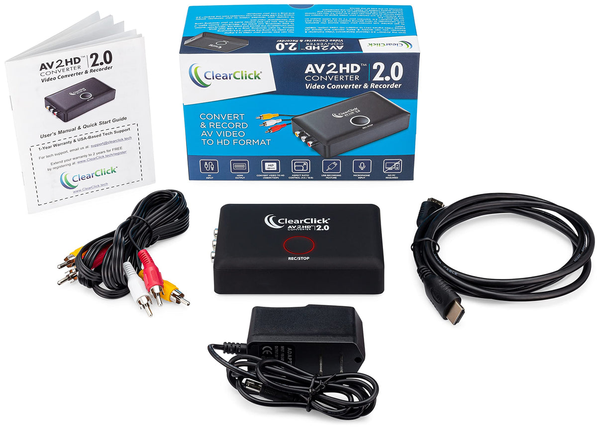 AV RCA to HDMI Converter & Recorder N373