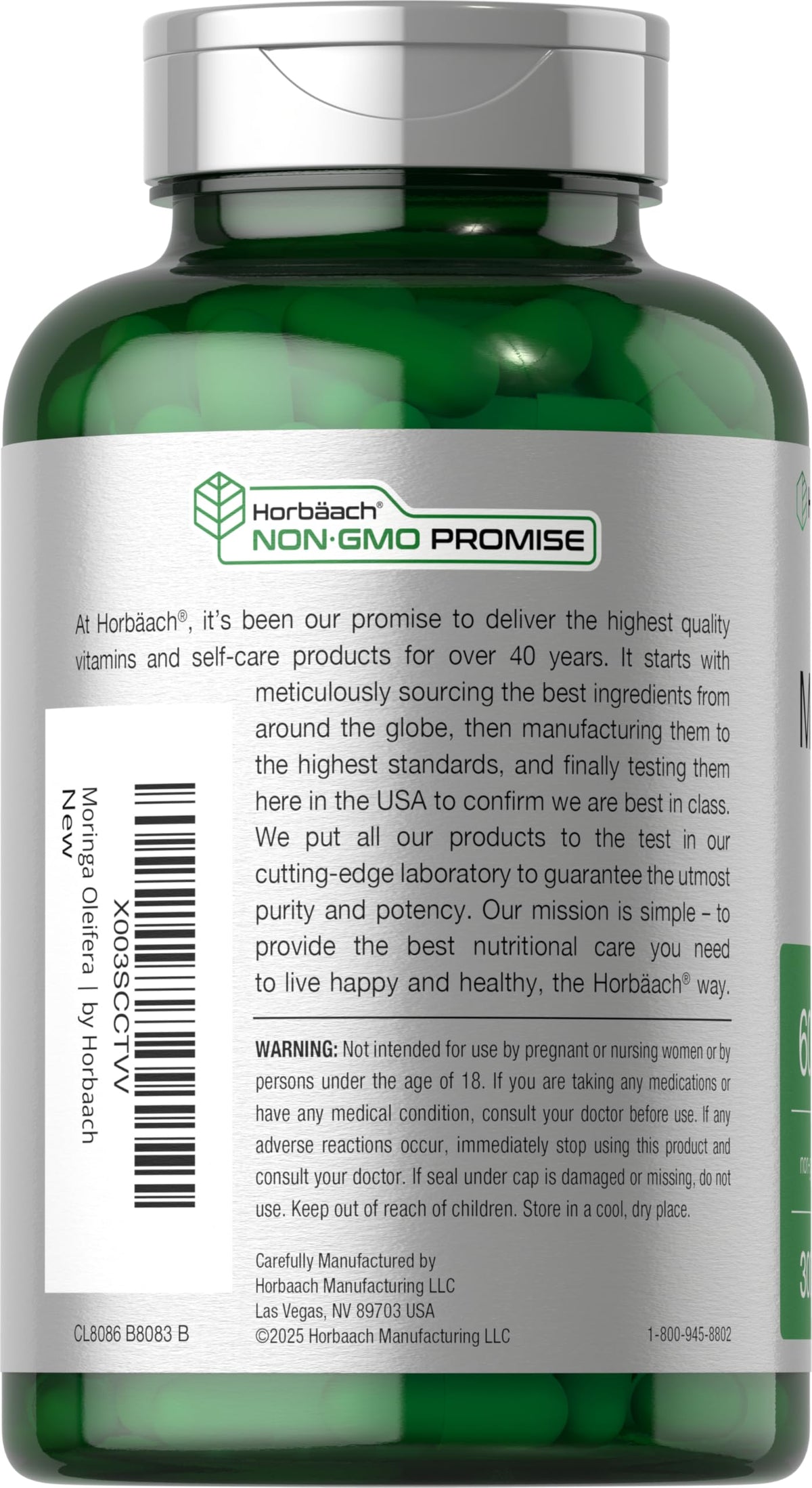 Moringa Oleifera 300 Capsules S57463