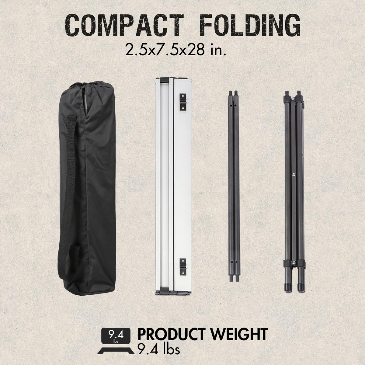 Lightweight Aluminum Folding Table Z2379