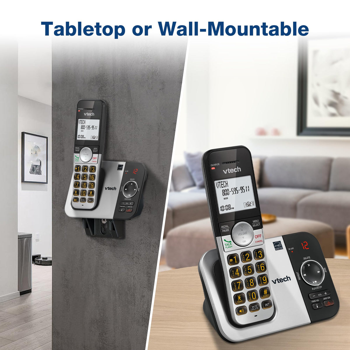 Cordless Home Phone with Answering Machine C452