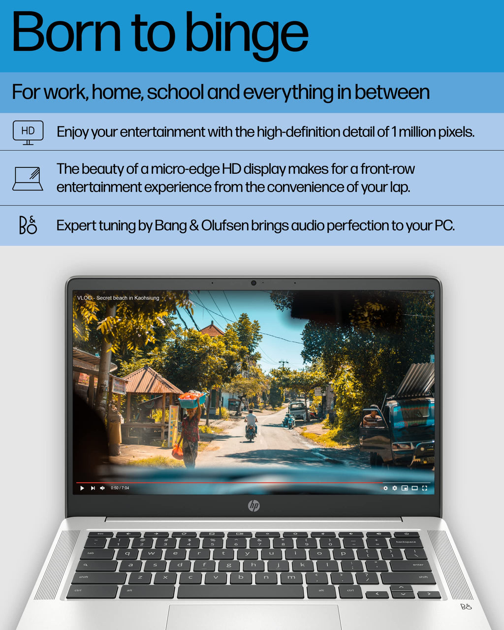 14 Laptop, Intel Celeron N4120, 4 GB RAM, 64 GB eMMC, Chrome OS, Mineral Silver T81281