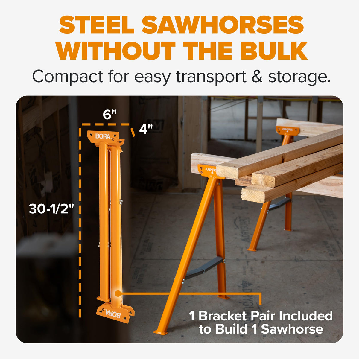 Steel Folding Sawhorse Brackets T4467