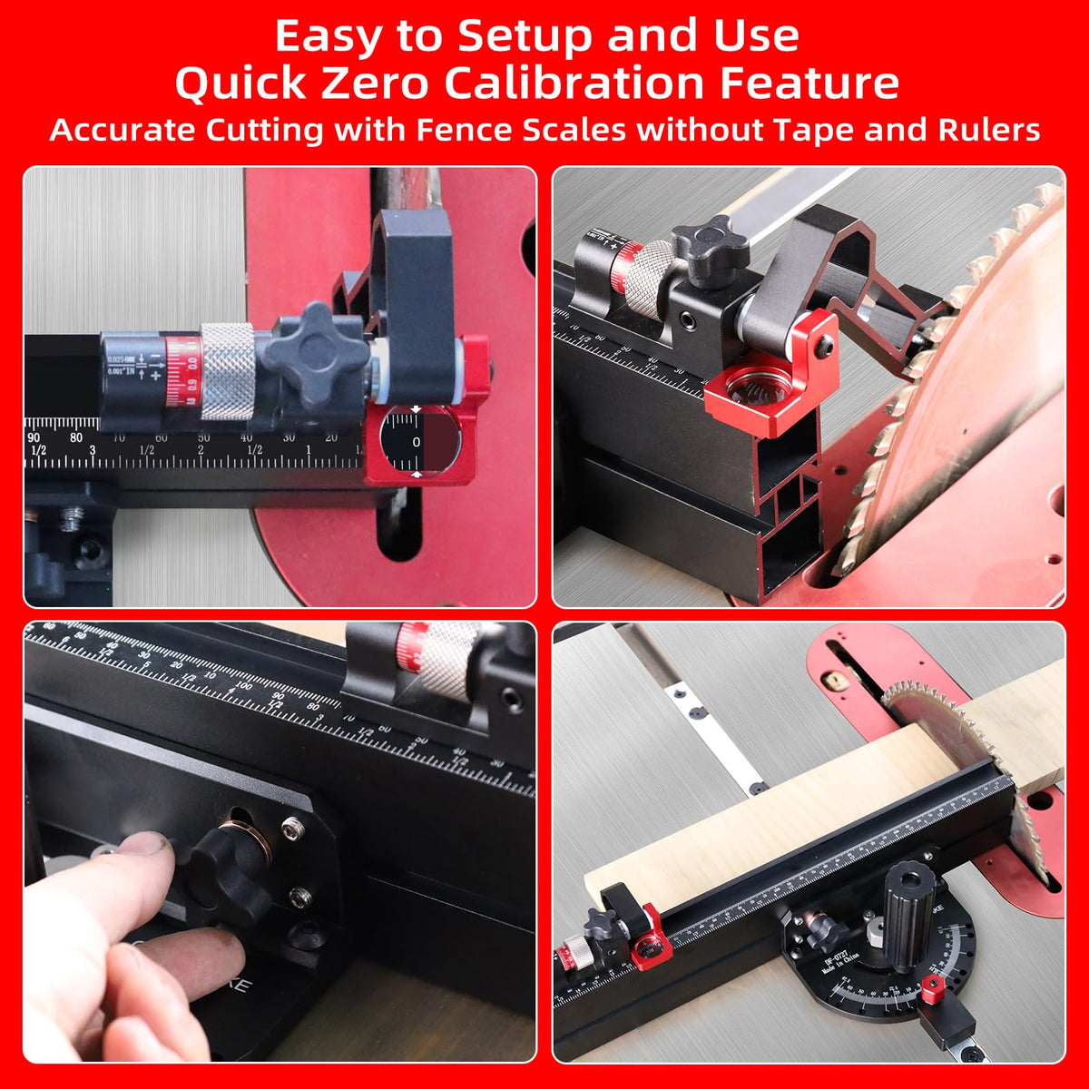 Table Saw Miter Gauge with Extendable Fence and Flip Stop D725331