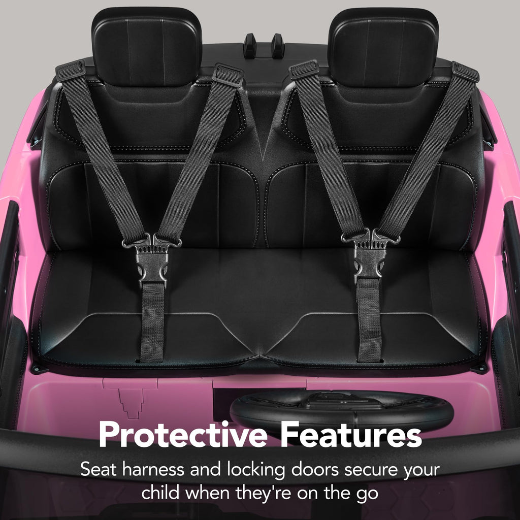 Pink 2-Seater Electric Ride On Car Truck Z345