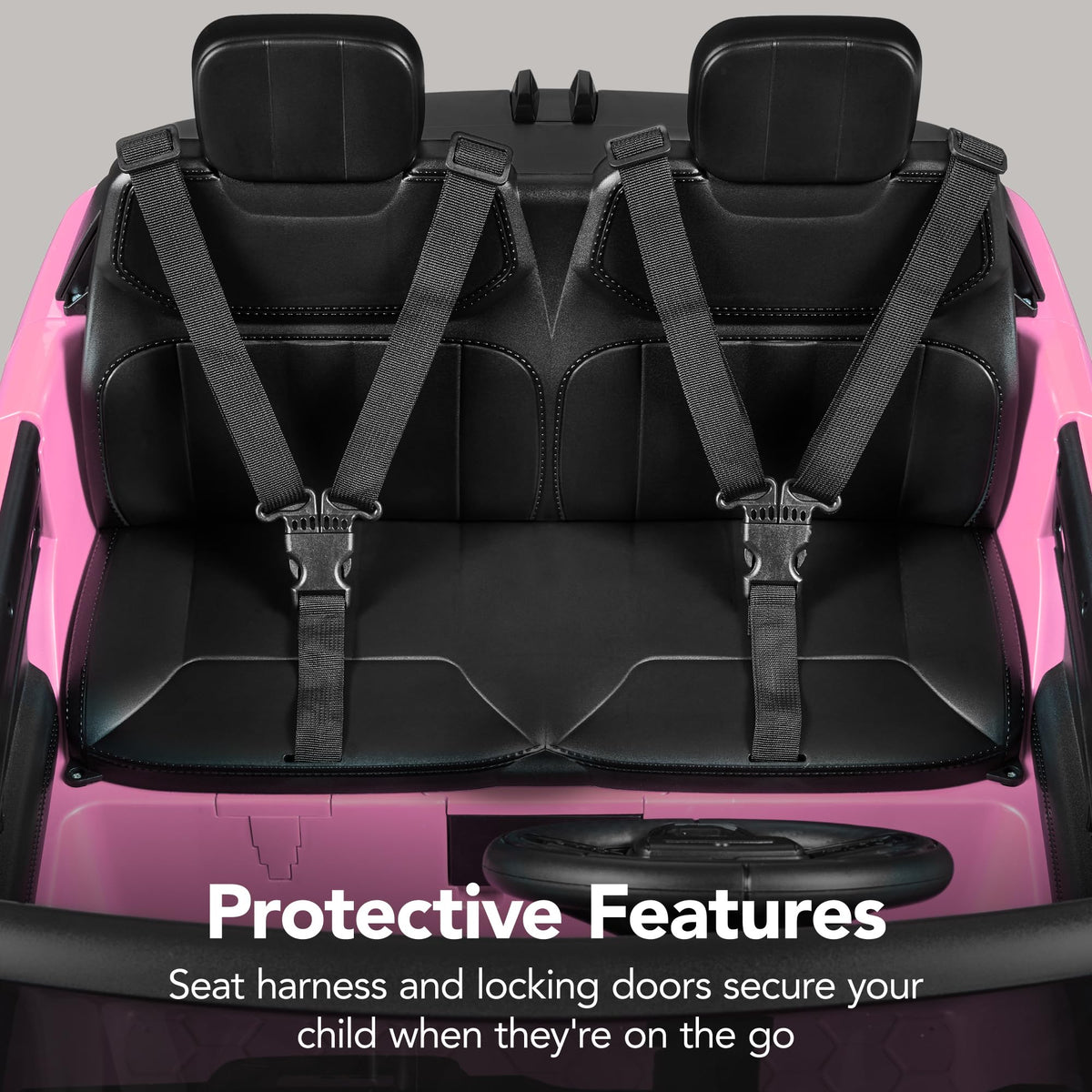 Pink 2-Seater Electric Ride On Car Truck Z345