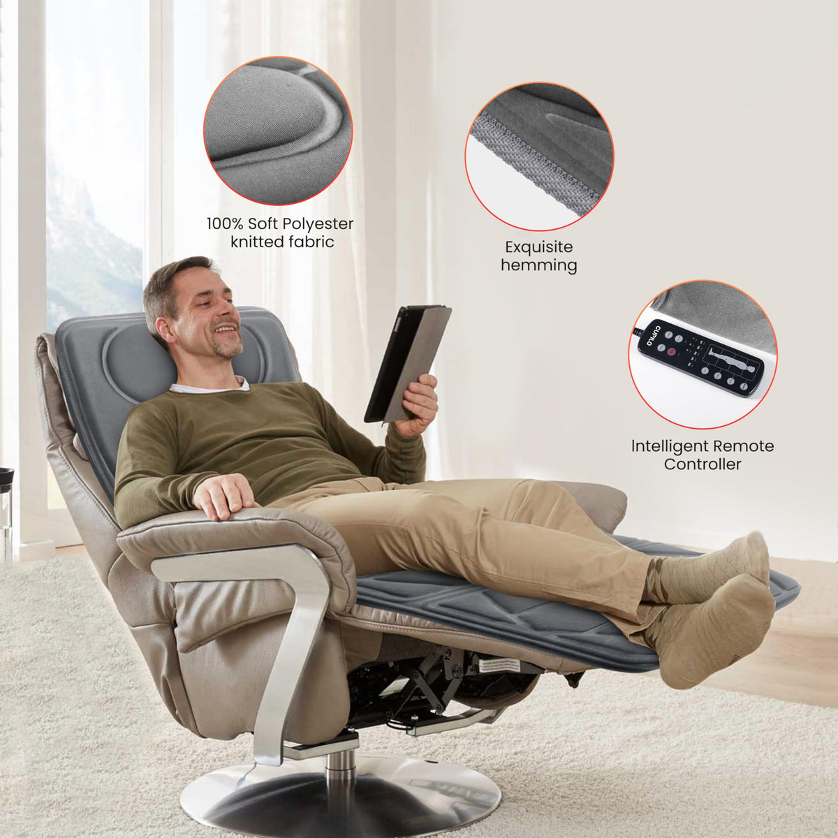Full Body Massage Mat with Heat D172061