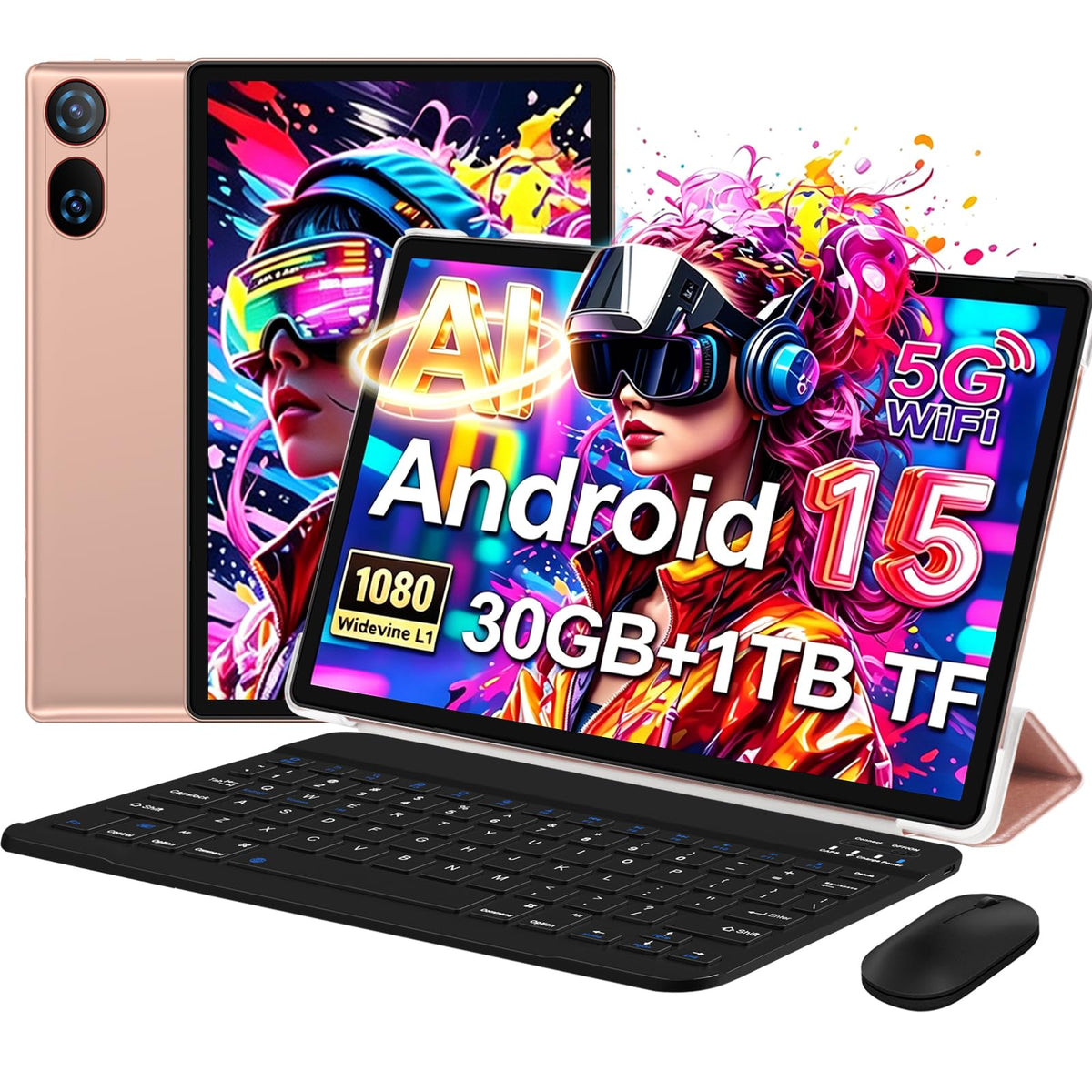 10.1 Inch Android Tablet with Keyboard & Mouse S643