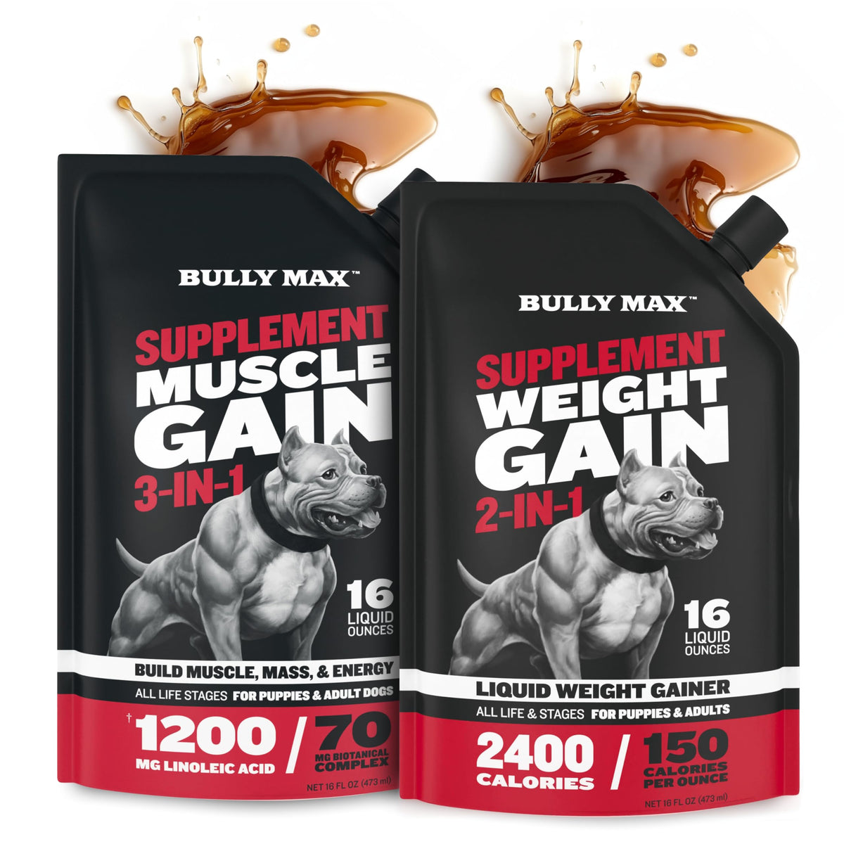 Dog Muscle & Weight Gain Liquid Bundle B86563