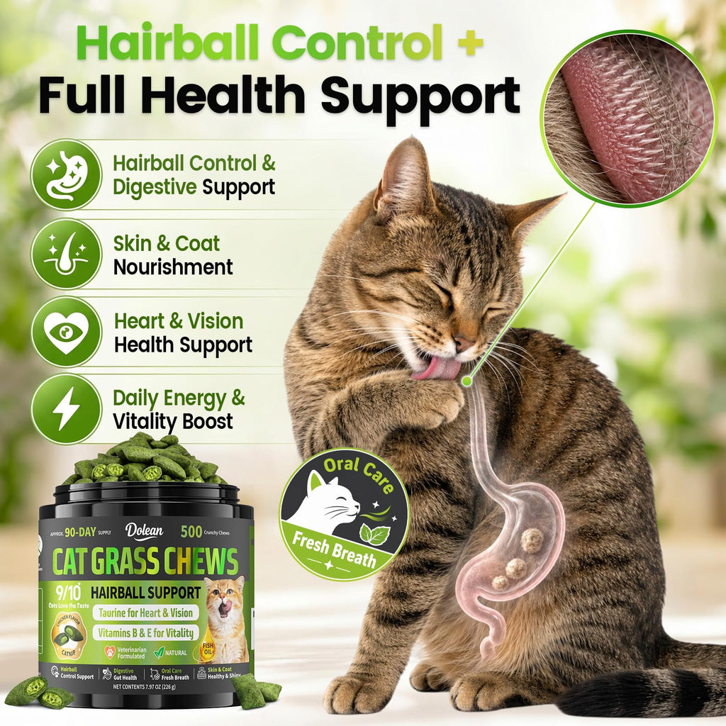 Cat Grass Treats Hairball Treatment for Cats R8547