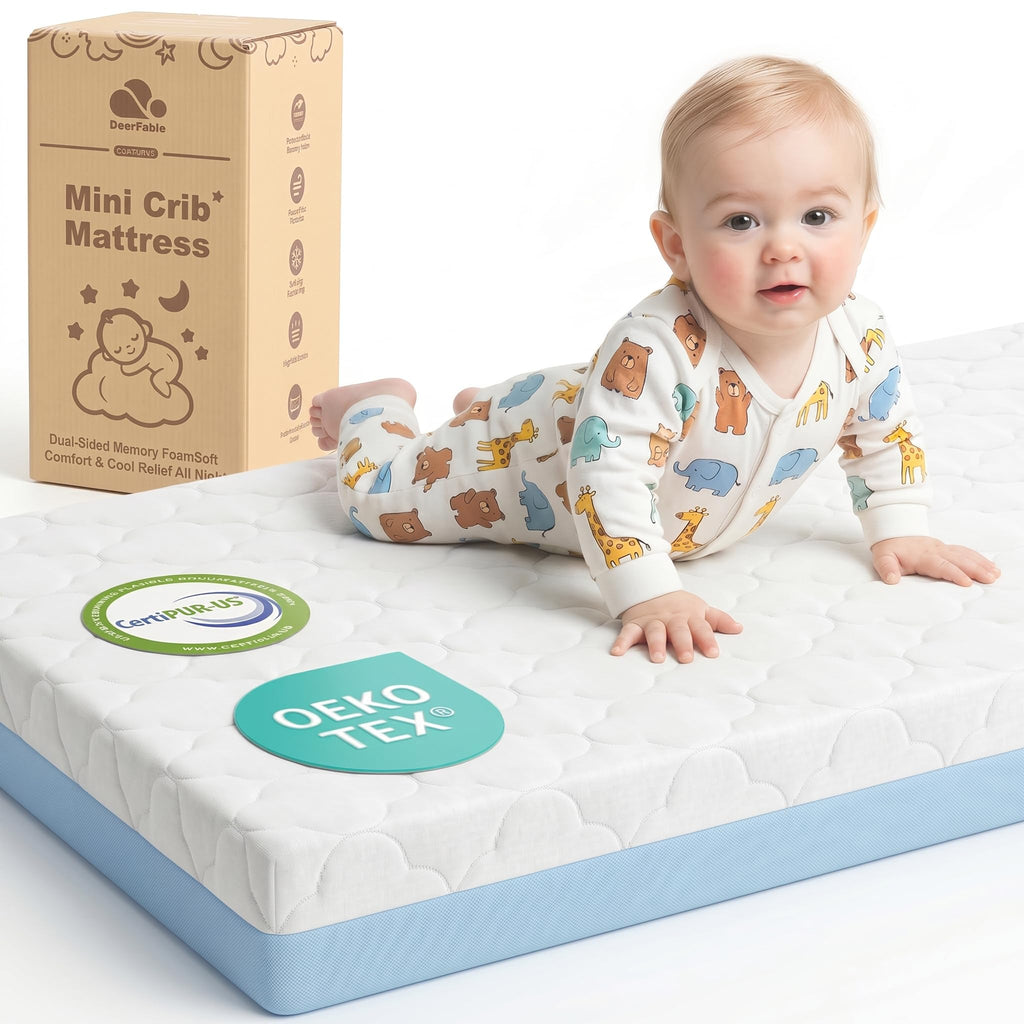 Dual Sided Memory Foam Pack and Play Mattress Q512